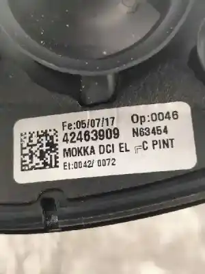Second-hand car spare part right rearview mirror for opel mokka x color edition start/stop oem iam references 42463909  