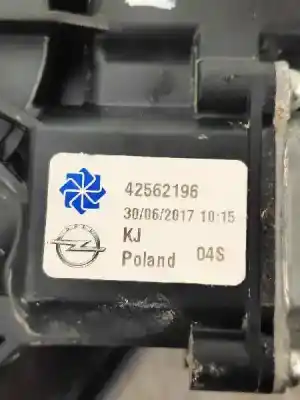 Second-hand car spare part driver left window regulator for opel mokka x color edition start/stop oem iam references 42562196  98920suv20