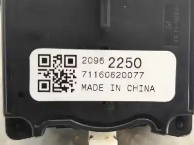 Second-hand car spare part headlights switch for opel mokka x color edition start/stop oem iam references 20962250  71160620077
