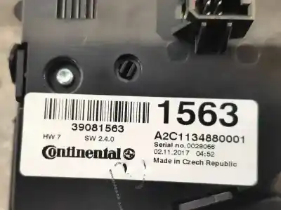 Pezzo di ricambio per auto di seconda mano controllo riscaldamento / aria condizionata per opel mokka x color edition start/stop riferimenti oem iam a2c1134880001  39081563