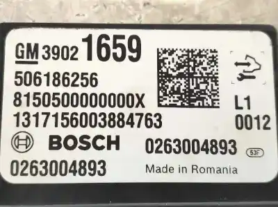 Second-hand car spare part electronic module for opel mokka x color edition start/stop oem iam references 39021659 506186256 0263004893