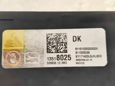 Second-hand car spare part electronic module for opel mokka x color edition start/stop oem iam references 13518025  811839336