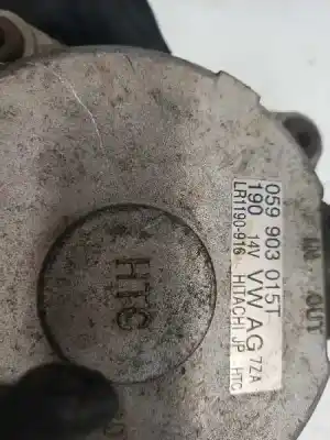 Peça sobressalente para automóvel em segunda mão alternador por audi q7 (4l) 4.2 v8 32v tdi biturbo 326 cv / 240 kw referências oem iam  hitachi 190a 059903015t