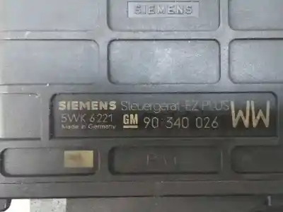 Second-hand car spare part ecu engine control for opel kadett e cup lim. oem iam references 5wk6221  90340026