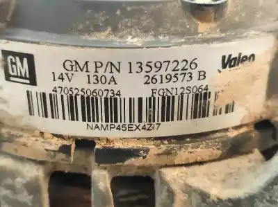 Second-hand car spare part alternator for opel mokka x color edition start/stop oem iam references 13597226  2619573b