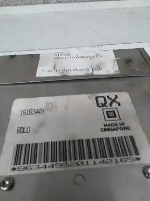 Second-hand car spare part ecu engine control for opel corsa b * oem iam references 16163449  