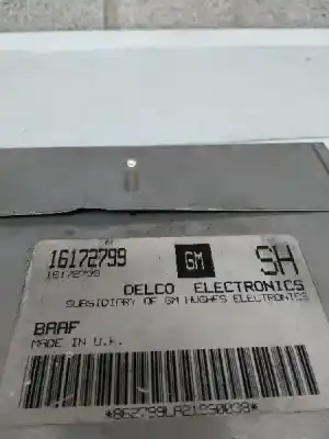 Second-hand car spare part ecu engine control for opel corsa a * oem iam references 16172799  