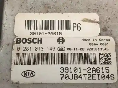 Second-hand car spare part ecu engine control for kia rio 1.5 crdi ex2 oem iam references 0281013149  391012a615
