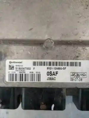 Second-hand car spare part ecu engine control for ford fiesta (cb1) ambiente oem iam references s180047002f 1543041 8v2112a650sf 0saf j38ac