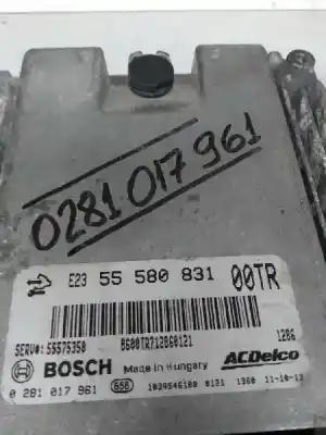 Peça sobressalente para automóvel em segunda mão centralina de motor uce por opel corsa d 1.3 cdti referências oem iam 0281017961 55575350 55580831 00tr