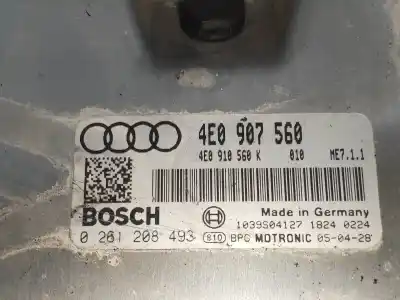 Автозапчастина б/у ебу контролер двигуна для audi a8 (4e2) 4.2 quattro посилання на oem iam 0261208493 4e0910560k 4e0907560
