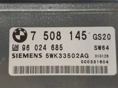 Second-hand car spare part automatic gearbox control unit for bmw x5 (e53) 3.0i oem iam references 5wk33502ag 7508145 sw64 96024685 gs20