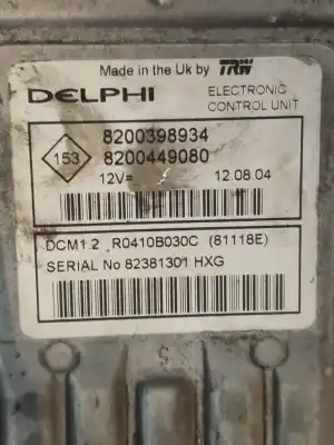 Автозапчасти б/у блок управления двигателем за renault modus confort dynamique ссылки oem iam r0410b030c 8200449080 81118e 8200398934