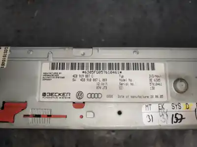 Автозапчастина б/у gps навігаційна система для audi a8 (4e2) 4.2 quattro посилання на oem iam 4e0919887c  
