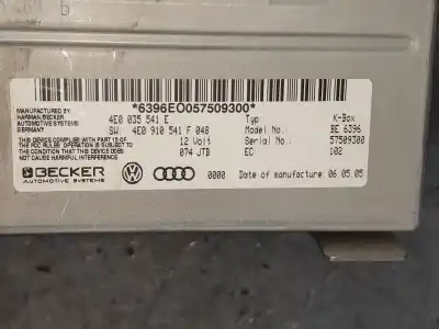Автозапчастина б/у електронний модуль для audi a8 (4e2) 4.2 quattro посилання на oem iam 4e0035541e  