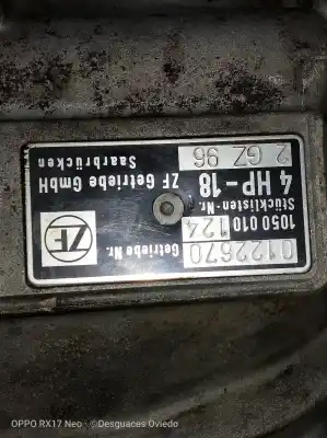 Pièce détachée automobile d'occasion boîte de vitesses pour peugeot 605 sli références oem iam 2gz96 4hp18 0122670 1050010124