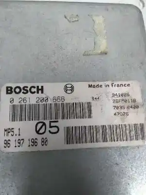 İkinci el araba yedek parçası ecu motor kontrol cihazi için peugeot 405 berlina * oem iam referansları 0261200666  9619719680