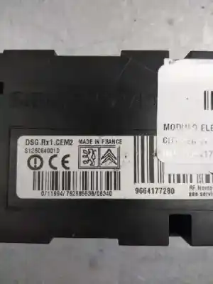 Автозапчастина б/у електронний модуль для citroen c6 (td_) 2.7 hdi посилання на oem iam 9664177280  s126064001d