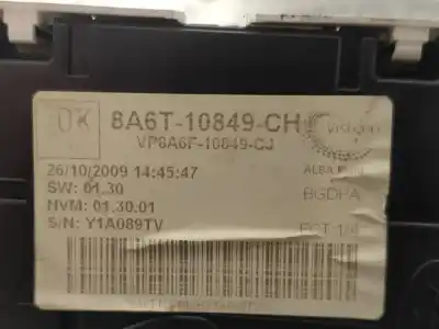 Peça sobressalente para automóvel em segunda mão quadrante por ford fiesta (cb1) ambiente referências oem iam 8a6t10849ch  vp8a6f10849cj