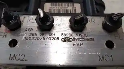 Peça sobressalente para automóvel em segunda mão abs por kia cee´d 1.6 cat referências oem iam 0265251151 589201h900 0265951423