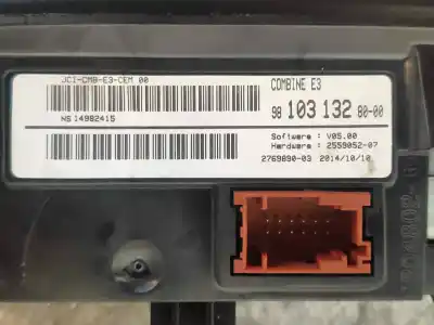 Автозапчастина б/у панель інструментів для citroen c4 cactus feel посилання на oem iam 9810313280  276989003