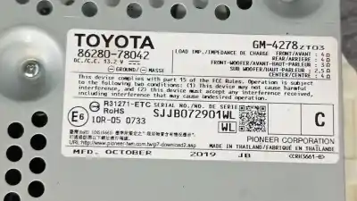 Second-hand car spare part electronic module for lexus nx 300h 4wd oem iam references 8628078042  