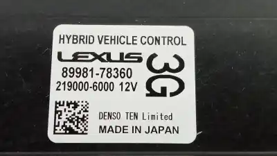 Автозапчасти б/у блок управления двигателем за lexus nx 300h 4wd ссылки oem iam 8998178360  2190006000