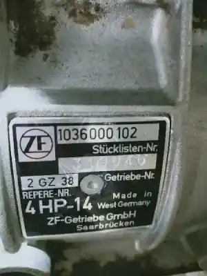 Pièce détachée automobile d'occasion boîte de vitesses pour peugeot 309 grx automático références oem iam 4hp14 103600102 319040 2gz38