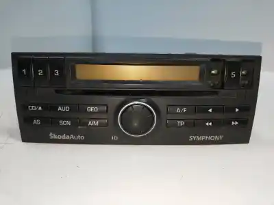 Piesă de schimb auto la mâna a doua SISTEM AUDIO / CD RADIO CASETOFON pentru SKODA FABIA FAMILIAR (6Y5)  Referințe OEM IAM 6Y0035156E  