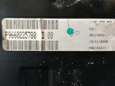 Second-hand car spare part dashboard for citroen c2 sx oem iam references p9660225780 281149726 d00