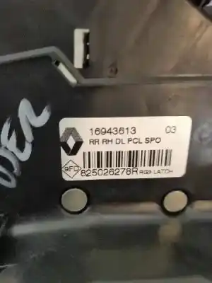 Автозапчастина б/у задній правий двиг центрального замкування для renault espace v 1.6 dci diesel fap energy посилання на oem iam 1643613  825026278r