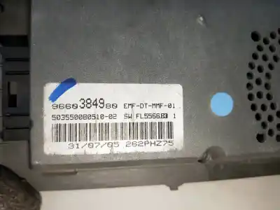 Second-hand car spare part gps navigation system for peugeot 407 sw st confort pack oem iam references 9660384980  96601817yw