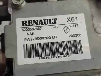 Second-hand car spare part steering column for renault kangoo authentique oem iam references 8200562867b  8200562867