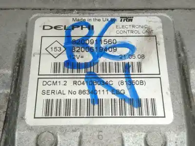 Second-hand car spare part ecu engine control for nissan note (e11e) tekna oem iam references r0410b034c 8200619409 81350b 8200911560