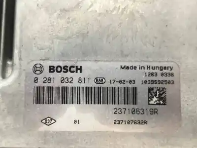 Second-hand car spare part ecu engine control for renault captur xmod oem iam references 0281032811 237107632r 237106319r