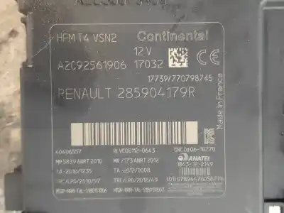 Second-hand car spare part ignition switch for renault captur xmod oem iam references 285904179r  a2c92561906