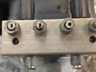 Peça sobressalente para automóvel em segunda mão abs por renault captur xmod referências oem iam 476601283r 2265106516 0265956527