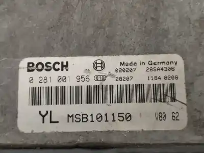 Second-hand car spare part ecu engine control for mg serie 45 (rt) classic oem iam references 0281001956  msb101150
