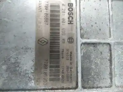 Pezzo di ricambio per auto di seconda mano centralina motore per renault scenic (ja..) 1.9 dti diesel cat riferimenti oem iam 0281001699 7700105953 7700106867