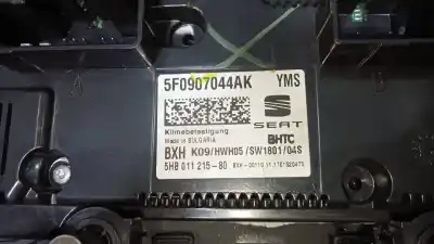 Peça sobressalente para automóvel em segunda mão comando de sofagem (chauffage / ar condicionado)  por seat leon (5f1) style referências oem iam 5f0907044ak  5hb01121580