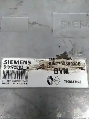 Peça sobressalente para automóvel em segunda mão centralina de motor uce por renault laguna (b56) * referências oem iam s101725111c 7700867290 hom7700860308
