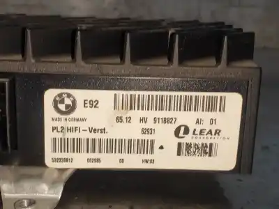 Second-hand car spare part electronic module for bmw serie 3 coupe (e92) 335i oem iam references 65129118827  