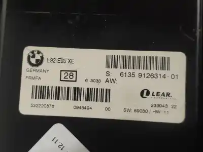 Second-hand car spare part electronic module for bmw serie 3 coupe (e92) 335i oem iam references 6135912631401  