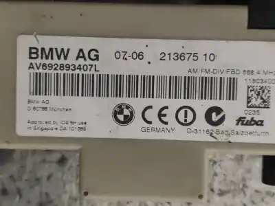 Second-hand car spare part electronic module for bmw serie 3 coupe (e92) 335i oem iam references av692893407l  21367510