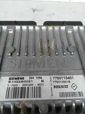 Pezzo di ricambio per auto di seconda mano centralina cambio automatico per renault clio ii fase i (b/cbo) * riferimenti oem iam s105280021b 7700103418 t696 7700115401