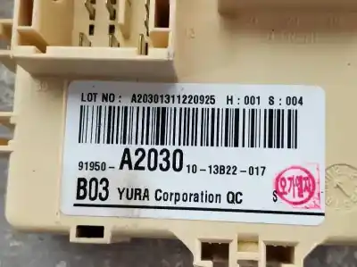 Second-hand car spare part fuse box unit for kia cee´d concept oem iam references 91950a203010  b03