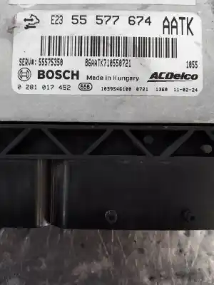 Автозапчастина б/у ебу контролер двигуна для opel astra j lim. cosmo посилання на oem iam 0281017452 55575350 55577674