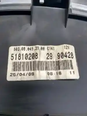 Peça sobressalente para automóvel em segunda mão quadrante por fiat panda (169) 1.2 8v dynamic referências oem iam 51810208 503000493900 29 90428