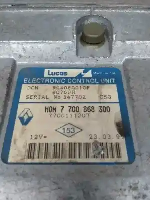 Peça sobressalente para automóvel em segunda mão centralina de motor uce por renault kangoo (f/kc0) kangoo referências oem iam r04080010f 7700111207 80760h hom7700868300