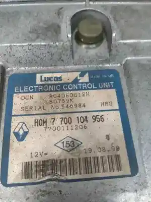Pezzo di ricambio per auto di seconda mano centralina motore per renault kangoo (f/kc0) kangoo riferimenti oem iam r04080012h 7700111206 80759k hom7700104956